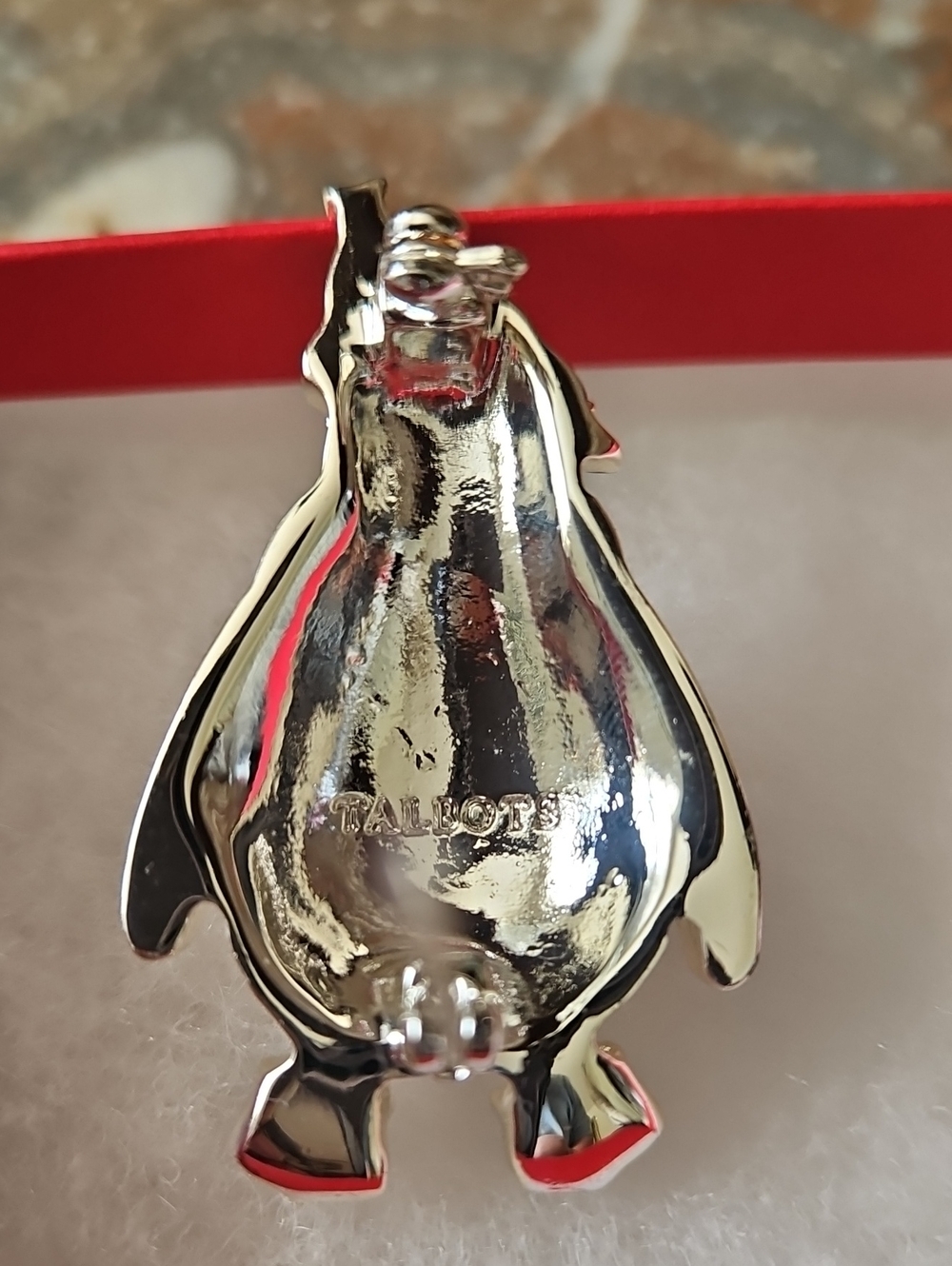 Talbots Embellished Rhinestone Penguin Brooch - Picture 4 of 9